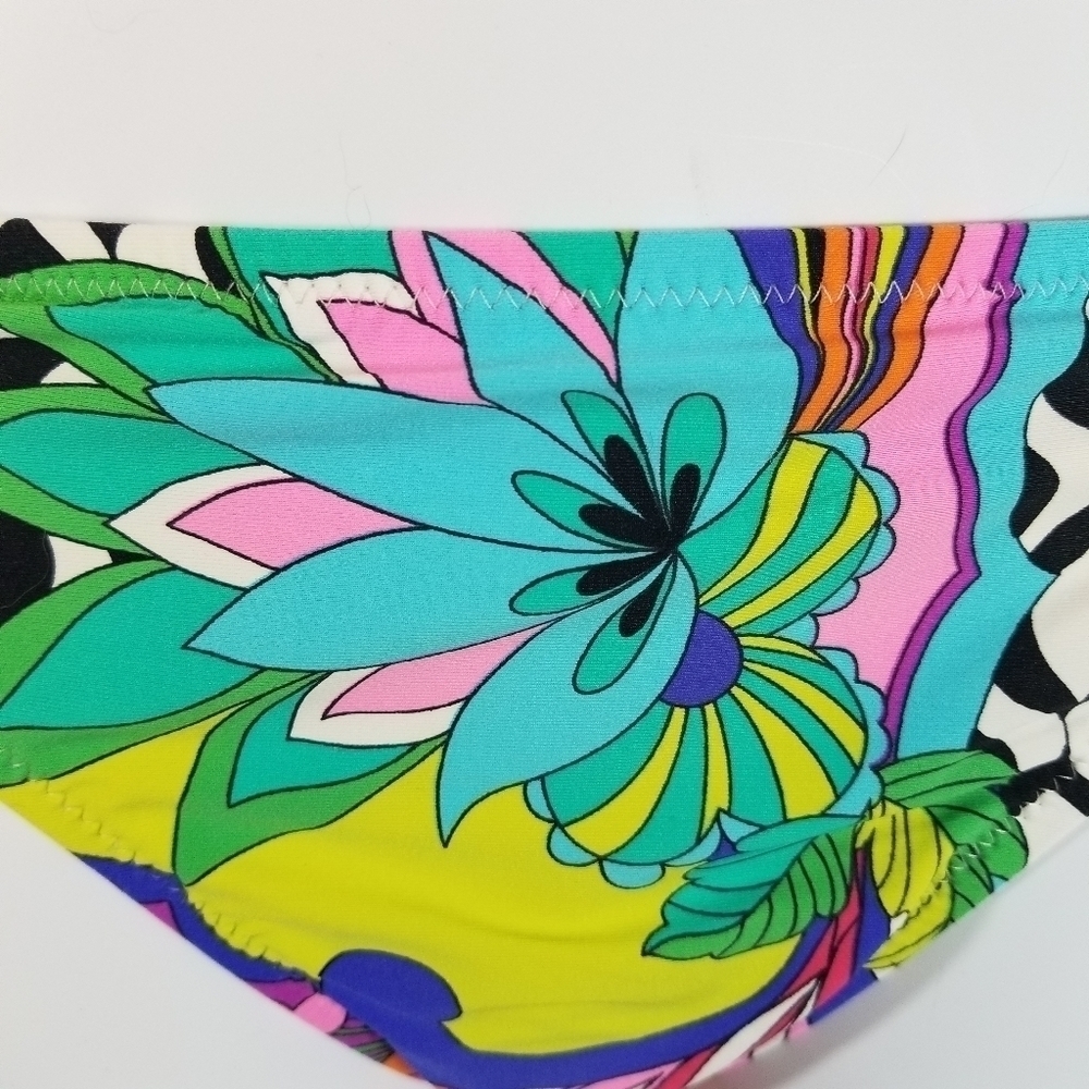 Trina Turk balboa neon floral bikini swim bottoms - Picture 6 of 12